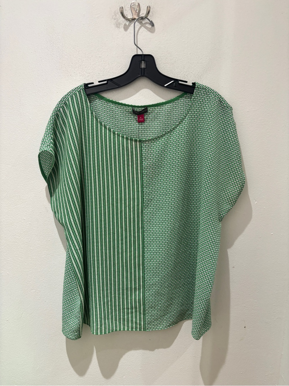 Vince Camuto Boxy Green Blouse